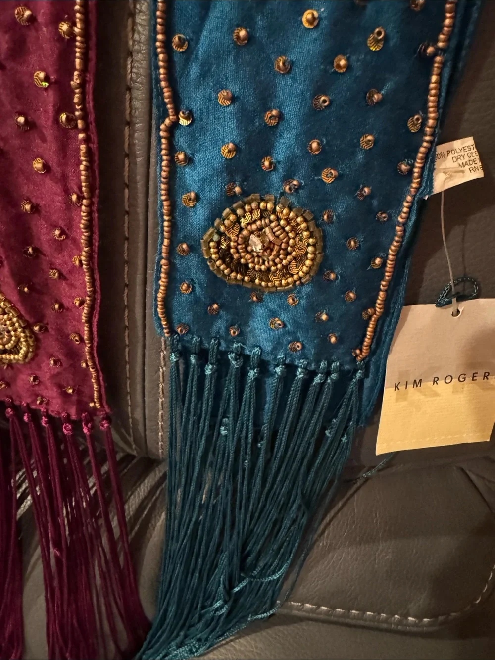 Set of 4 Vintage scarves/belts